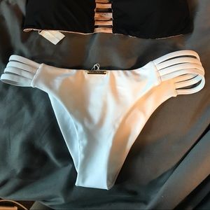 San Lorenzo White Bikini Bottoms